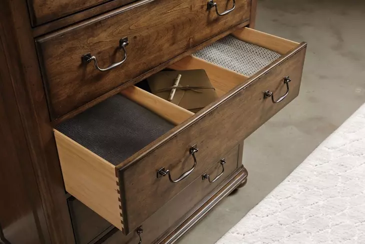 Commonwealth Witham Medium Stain 7 Drawer Chest