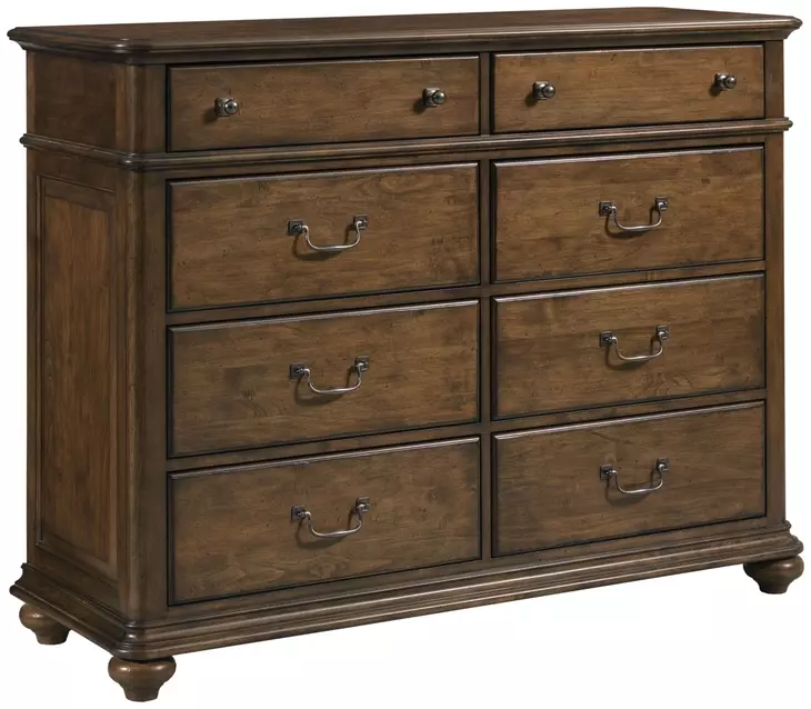 Commonwealth Witham Medium Stain 8 Drawer Dresser