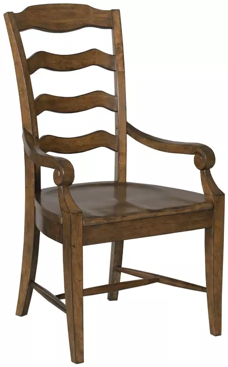 Commonwealth Renner Medium Stain Arm Chair