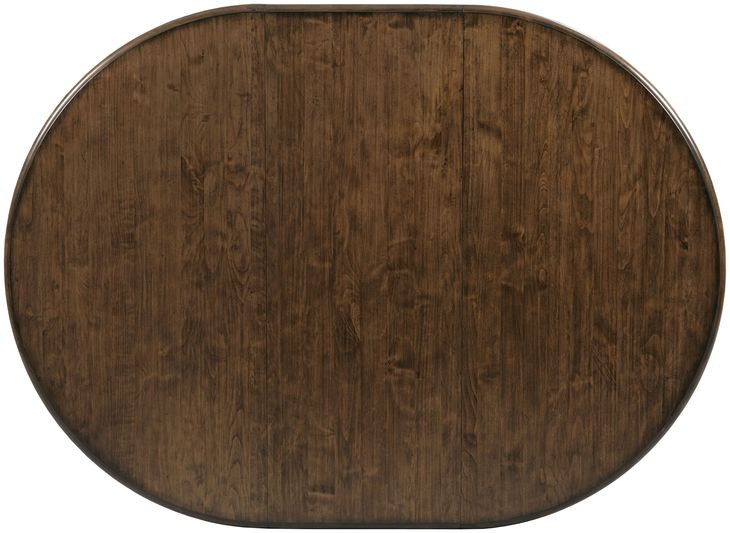Byron Rich Hazelnut Extendable Round Dining Table