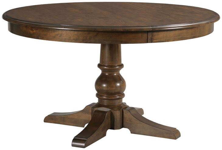 Byron Rich Hazelnut Extendable Round Dining Room Set