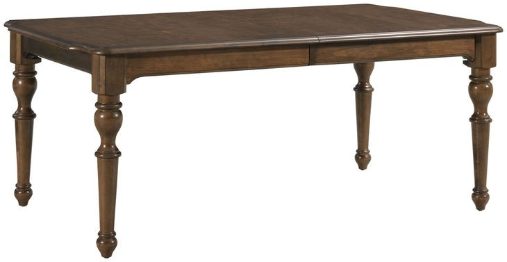 Commonwealth Corso Medium Stain 112" Extendable Rectangular Dining Table