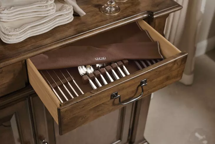 Commonwealth Monte Medium Stain 2 Drawer Buffet