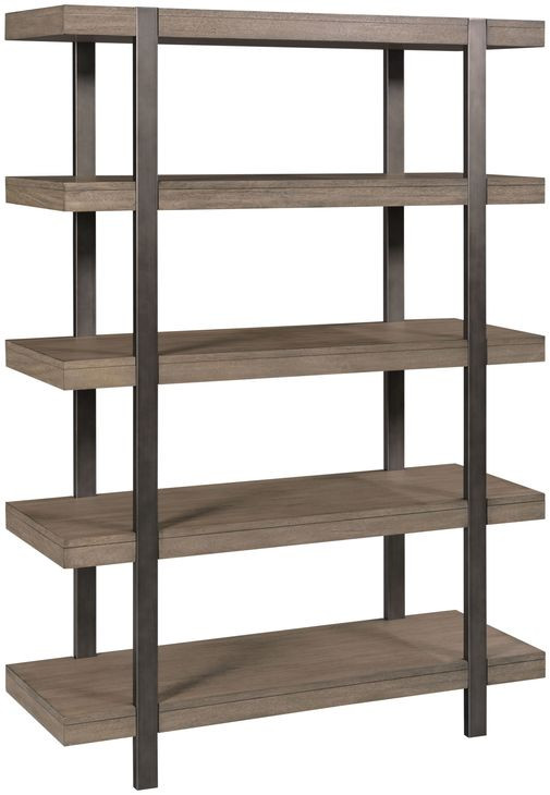 Sandler Gray Bookshelf with 4 Shelves