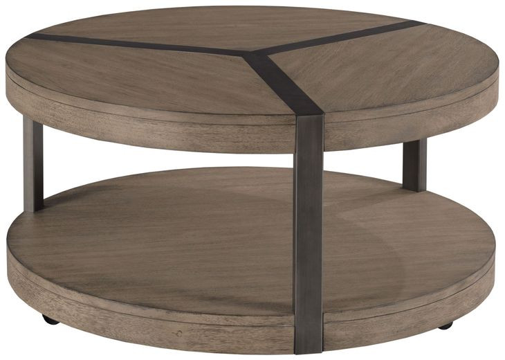 Sandler Gray Round Cocktail Table