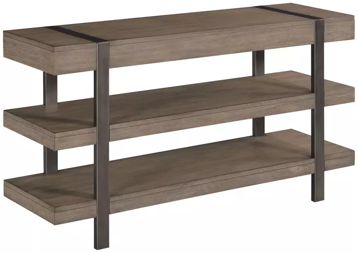 Sandler Gray Rectangular Console Table