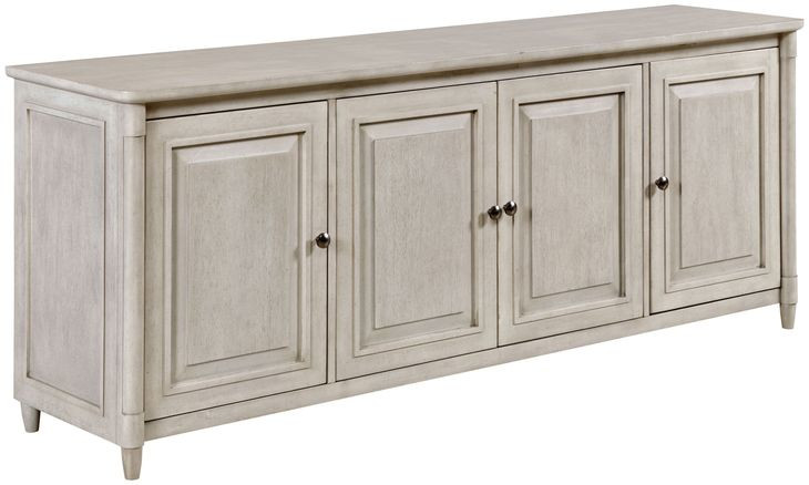 Domaine Beige 74" Entertainment Console with 4 Doors