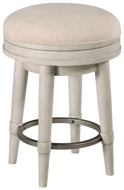 Domaine Beige Counter Height Swivel Stool