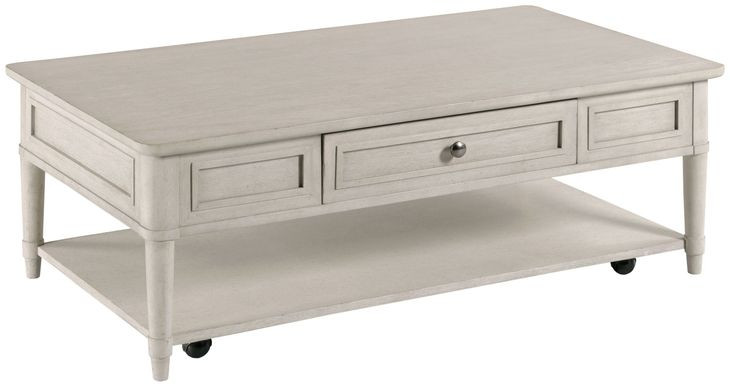 Domaine White Rectangular Cocktail Table