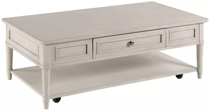 Domaine White Rectangular Cocktail Table