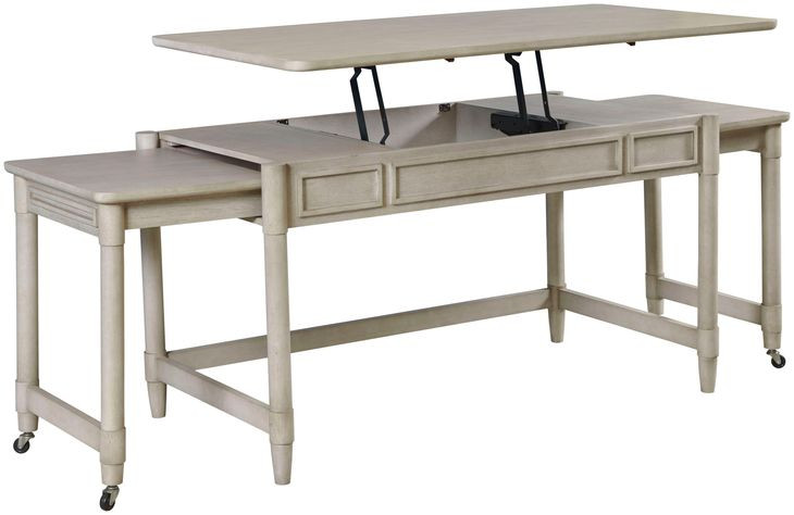 Domaine Beige 60" Drafting Desk with Lift Top