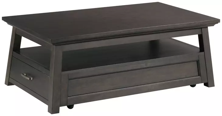 Bessemer Black Rectangular Lift Top Cocktail Table