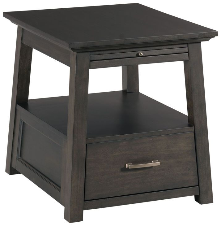 Bessemer Black Square End Table