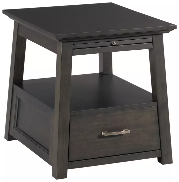 Bessemer Black Square End Table