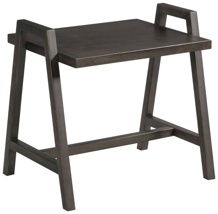 Bessemer Black Rectangular Chairside Table