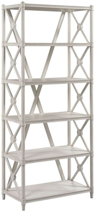 Terrace White Etagere with 5 Shelves