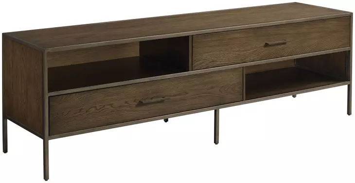 Cleo Brown 75" Entertainment Console with 2 Drawers