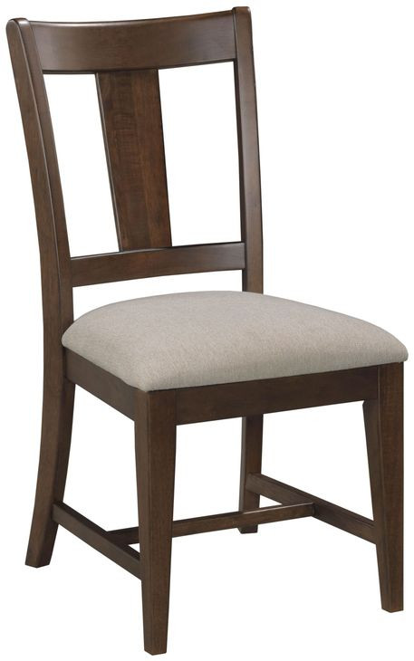 Kafe Mocha Performance Fabric Splat Back Dining Chair