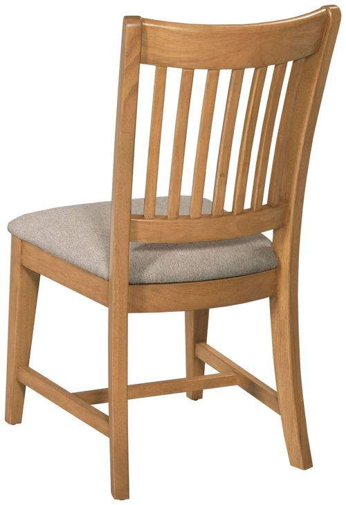 Kafe Cappuccino Performance Fabric Rake Back Dining Chair