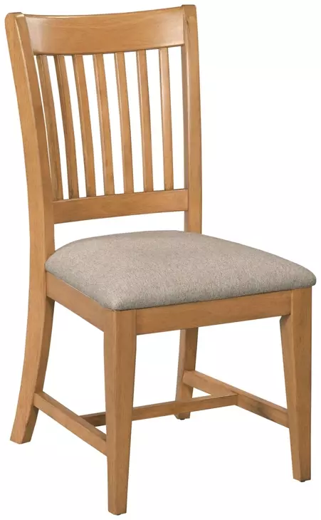 Kafe Cappuccino Performance Fabric Rake Back Dining Chair