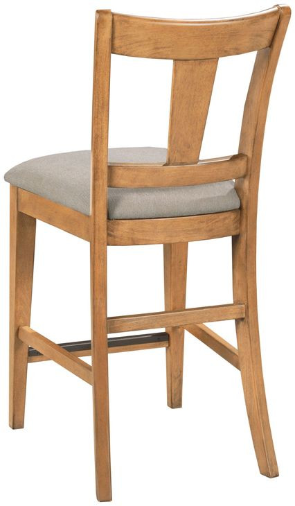 Kafe Cappuccino Performance Fabric Splat Back Counter Height Dining Chair