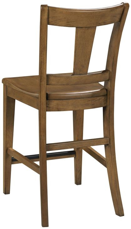 Kafe Latte Performance Fabric Splat Back Counter Height Dining Chair