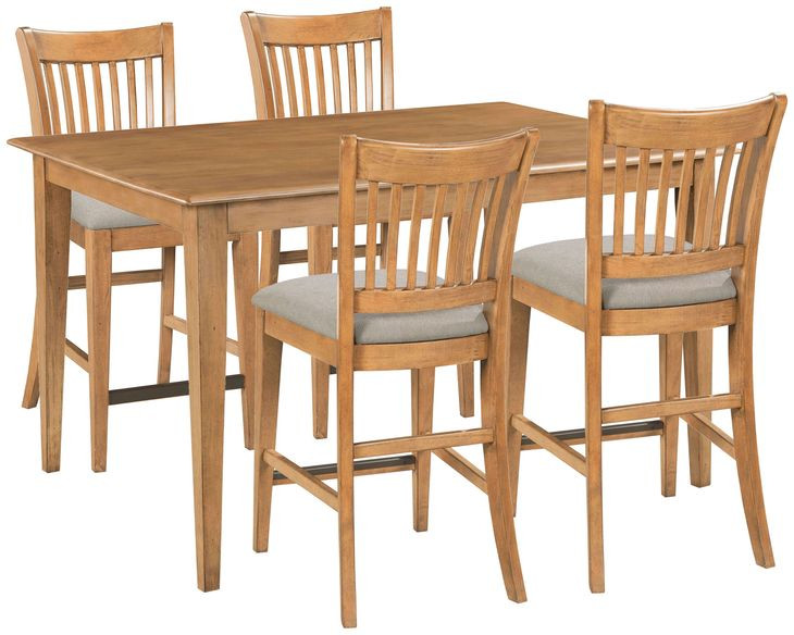 Kafe Cappuccino 60" Counter Height Dining Room Set