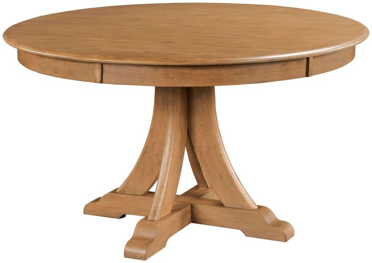 Kafe Cappuccino 54" Round Quad Dining Room Set