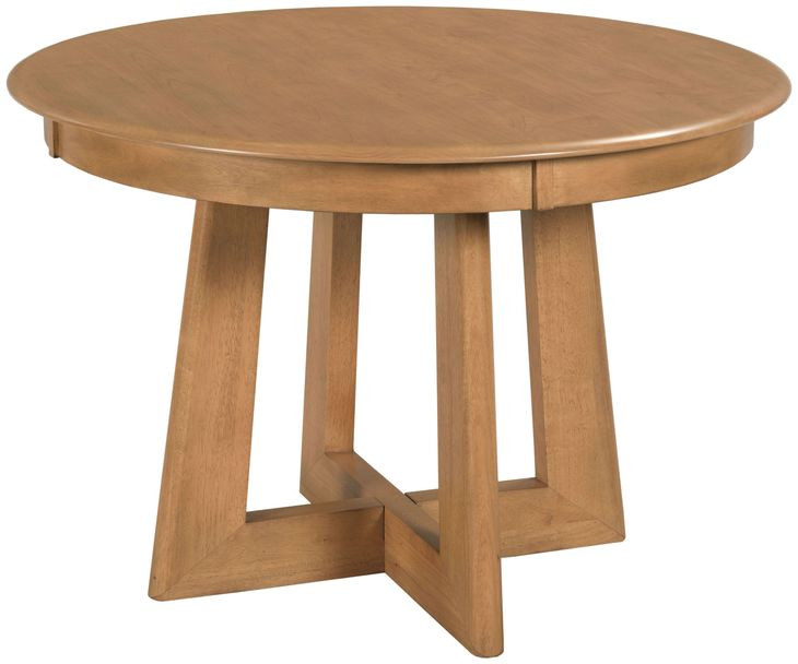 Kafe Cappuccino 44" Round Pedestal Dining Table