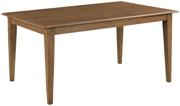 Kafe Latte 60" Rectangular Leg Dining Table
