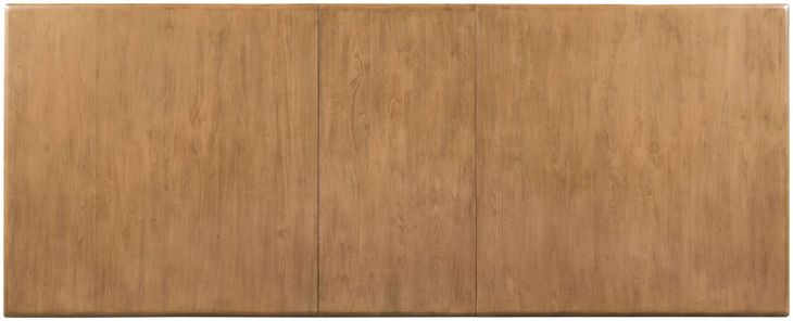 Kafe Cappuccino 80" Rectangular Trestle Extendable Dining Table