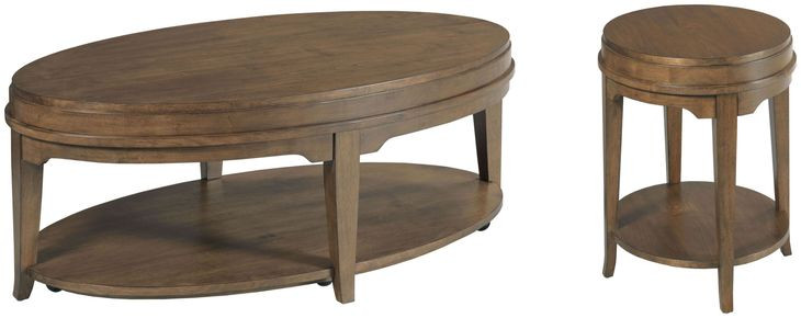 Nicolette Hamilton Auburn Oval Occasional Table Set