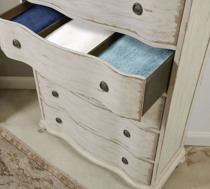 Helene Creme Breve 5 Drawer Chest