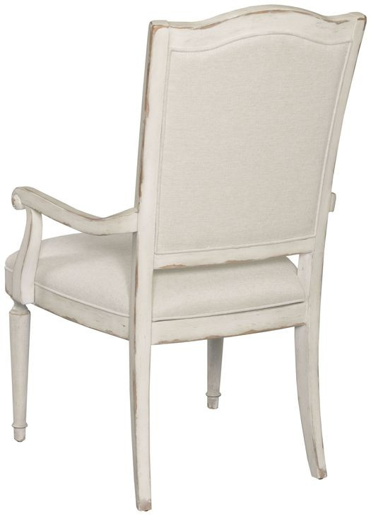 Daniella Creme Performance Fabric Arm Chair