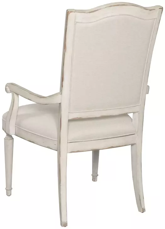 Daniella Creme Performance Fabric Arm Chair