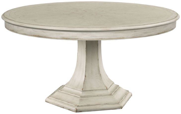 Civette Creme 60" Round Dining Table