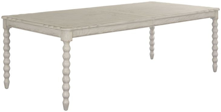 Batiste Creme Breve 92" Rectangular Dining Table