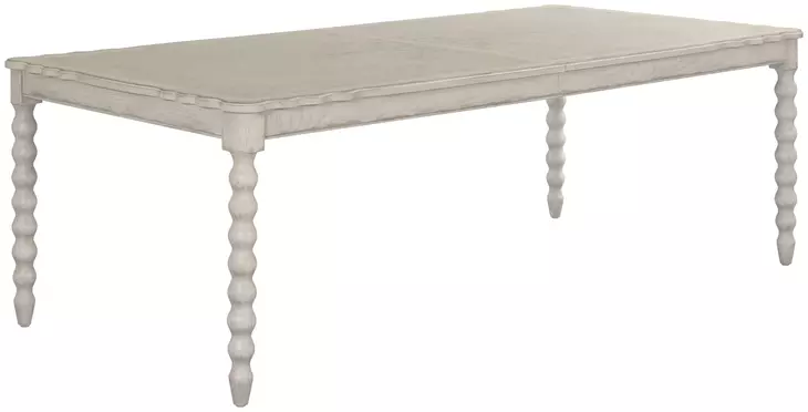 Batiste Creme Breve 92" Rectangular Dining Table