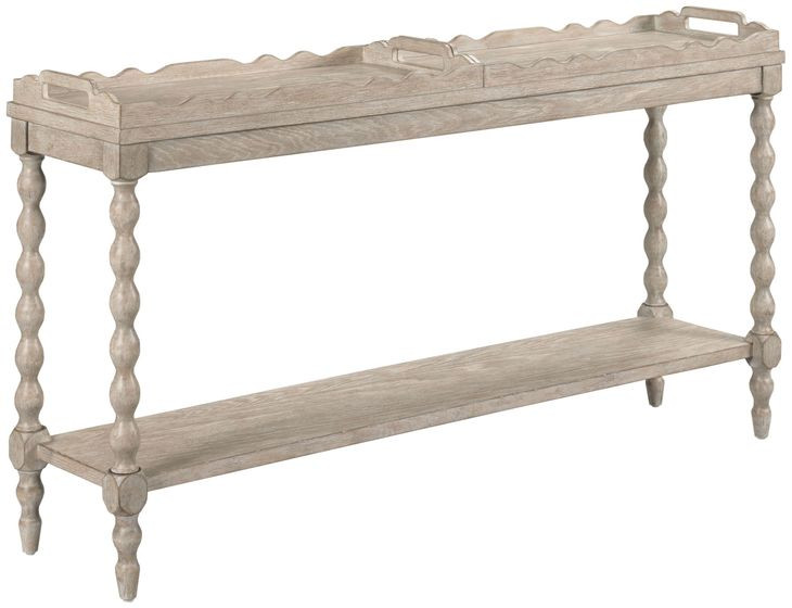 Batiste Creme Breve 58" Rectangular Console Table