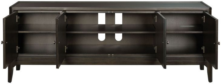 Essential Black 78" TV Stand