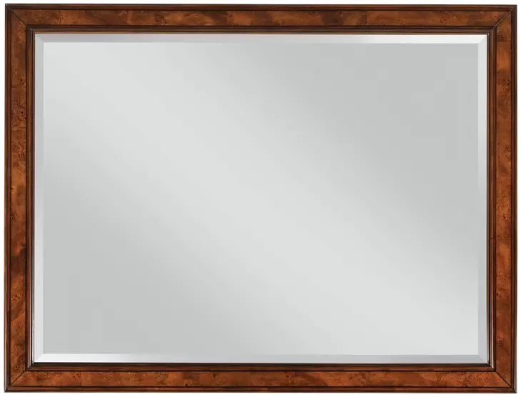 Andover Medium Stain Rectangular Landscape Dresser Mirror