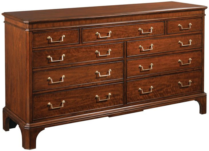 Andover Medium Stain 9 Drawer Dresser