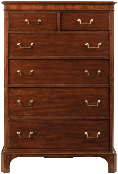Andover Medium Stain 6 Drawer Chest