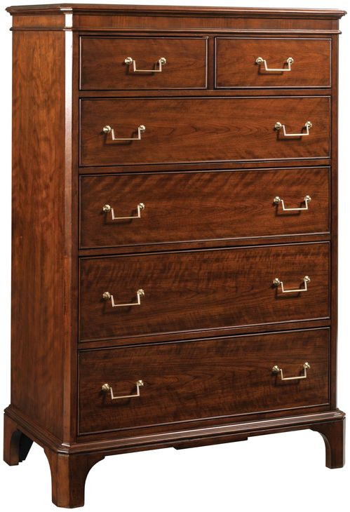 Andover Medium Stain 6 Drawer Chest