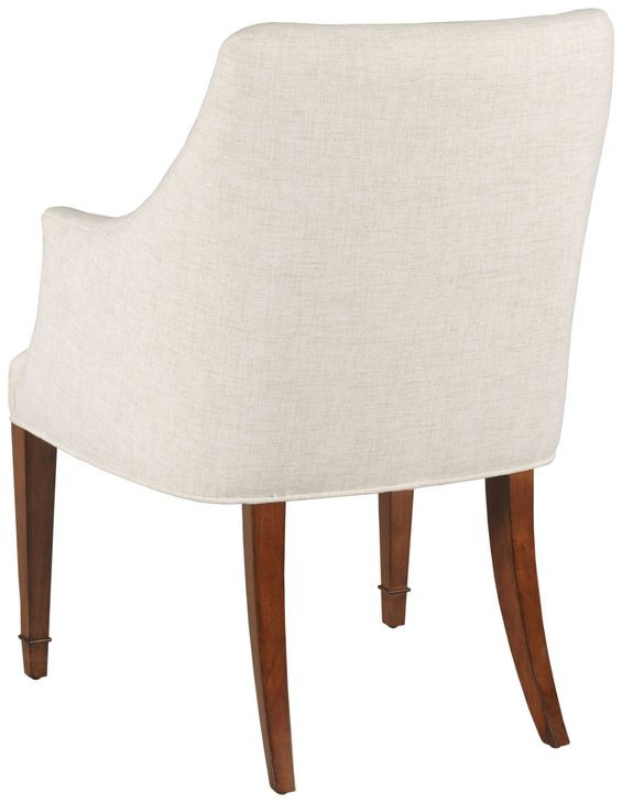 Noell Cream Upholstered Arm Chair