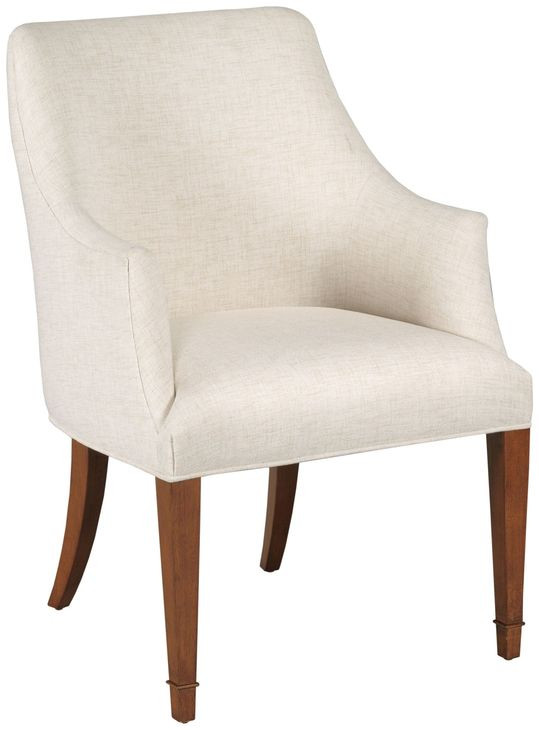 Noell Cream Upholstered Arm Chair