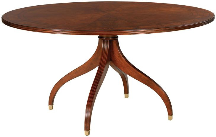 Meyers Medium Stain 60" Round Dining Table