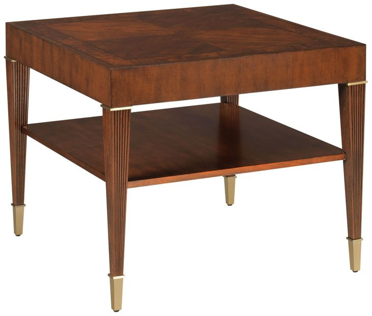 Greenhill Medium Stain Square Lamp Table