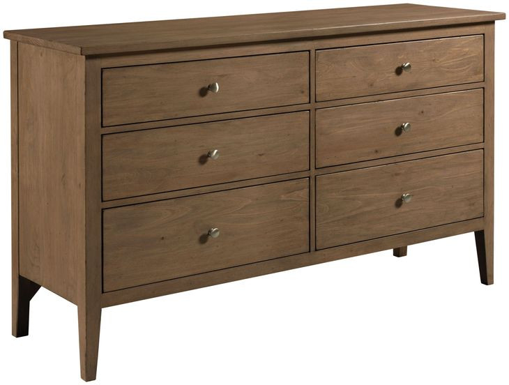 Glenwood Bark 6 Drawer Dresser