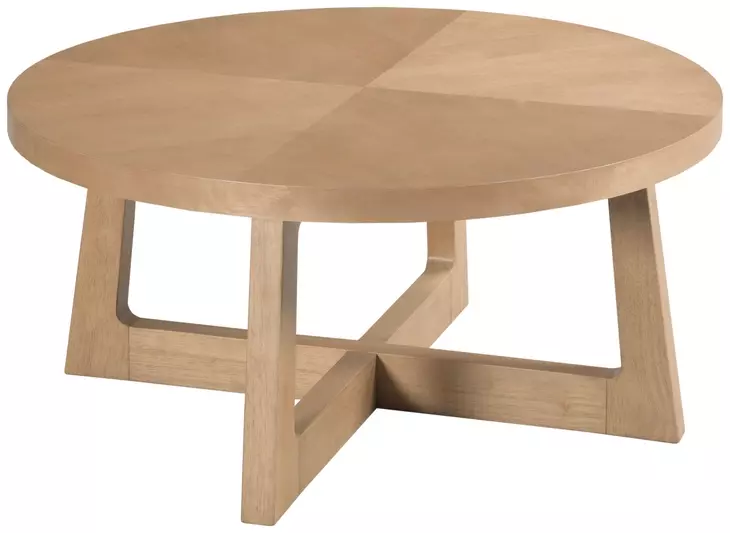 Archetype Light Caramel Round Coffee Table